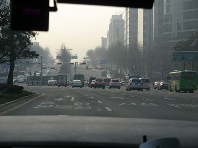ソウルの道路