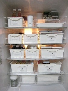 100均グッズを使った冷蔵庫の収納・整理の実例1