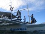 セブ島ダイビングショップ　アクアスケープ　JDAC水中清掃
