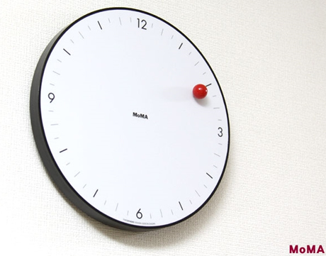 MoMAの壁掛け時計「TIMESPHERE WALL CLOCK」 インテリアくりっぷ!!!