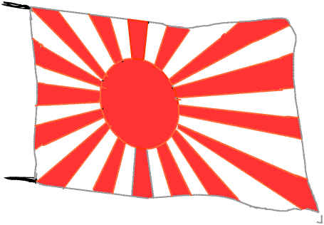 アニメ　旭日旗