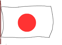 アニメ　国旗