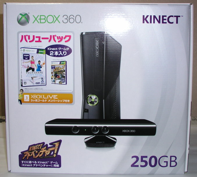 Xbox 360 4GB Kinect 買いました ～ 覚書きメモ ～