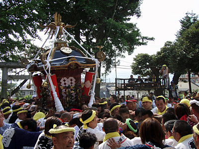 2010年　神奈川県茅ヶ崎市香川　諏訪神社例大祭