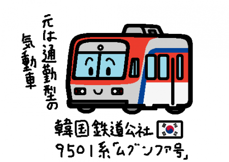 韓国鉄道公社9501系「ムグンファ号」