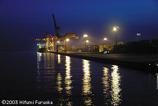 大阪南港の夜景