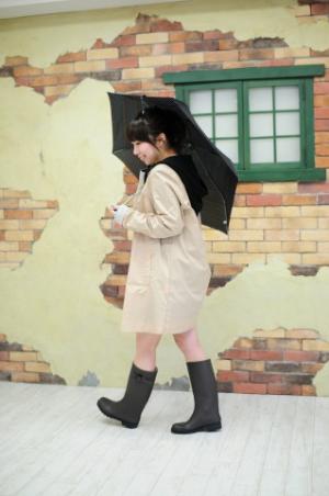 傘の女の子写真