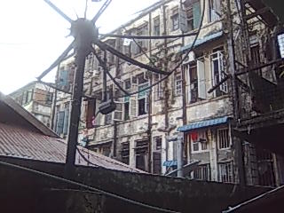 ヤンゴン市内のアパート