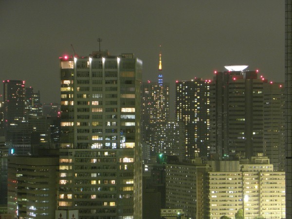 東京タワー方面の夜景